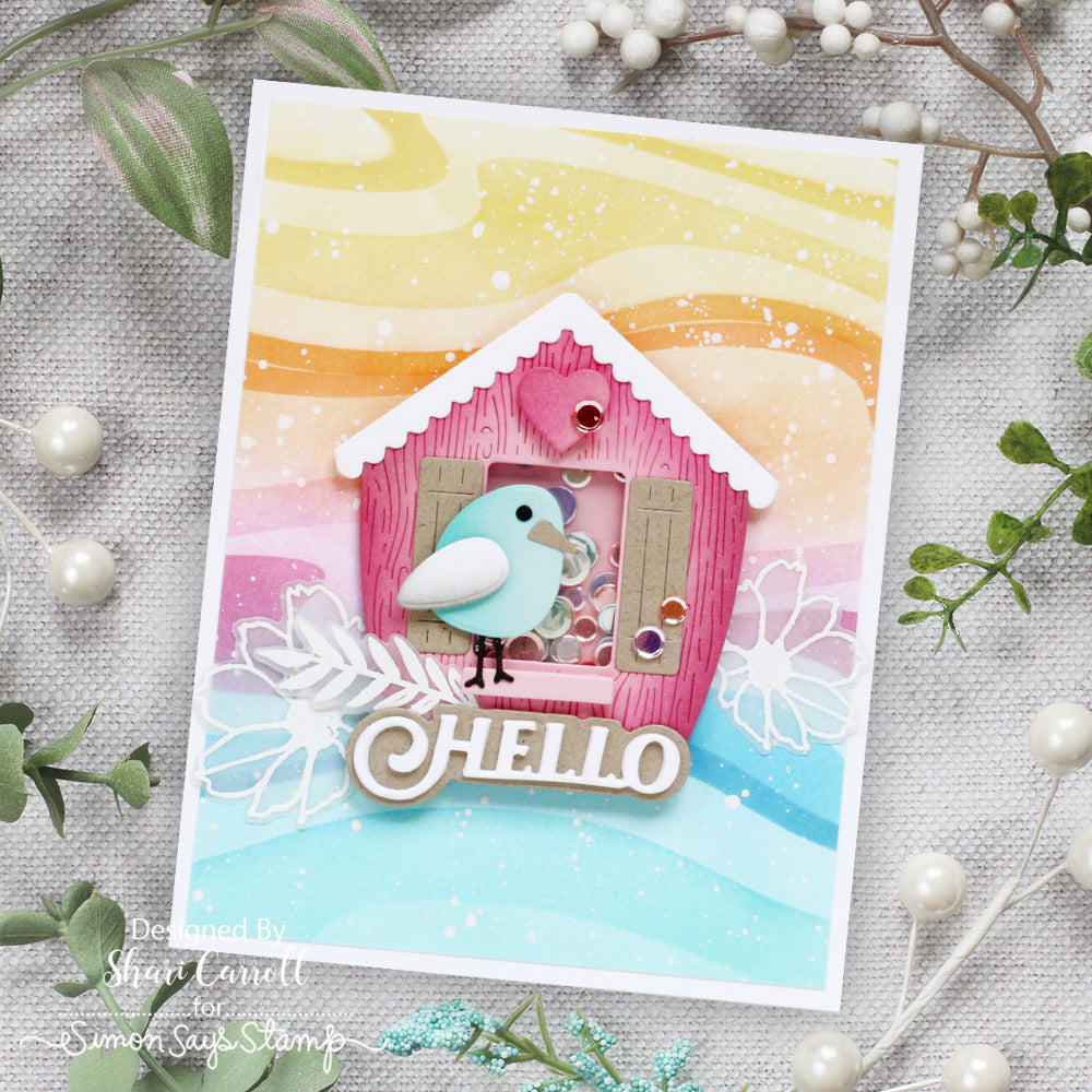 Simon Says Stamp Happy Day Wafer Dies 1361sdc Friend Like You Hello Card | color-code:ALT02