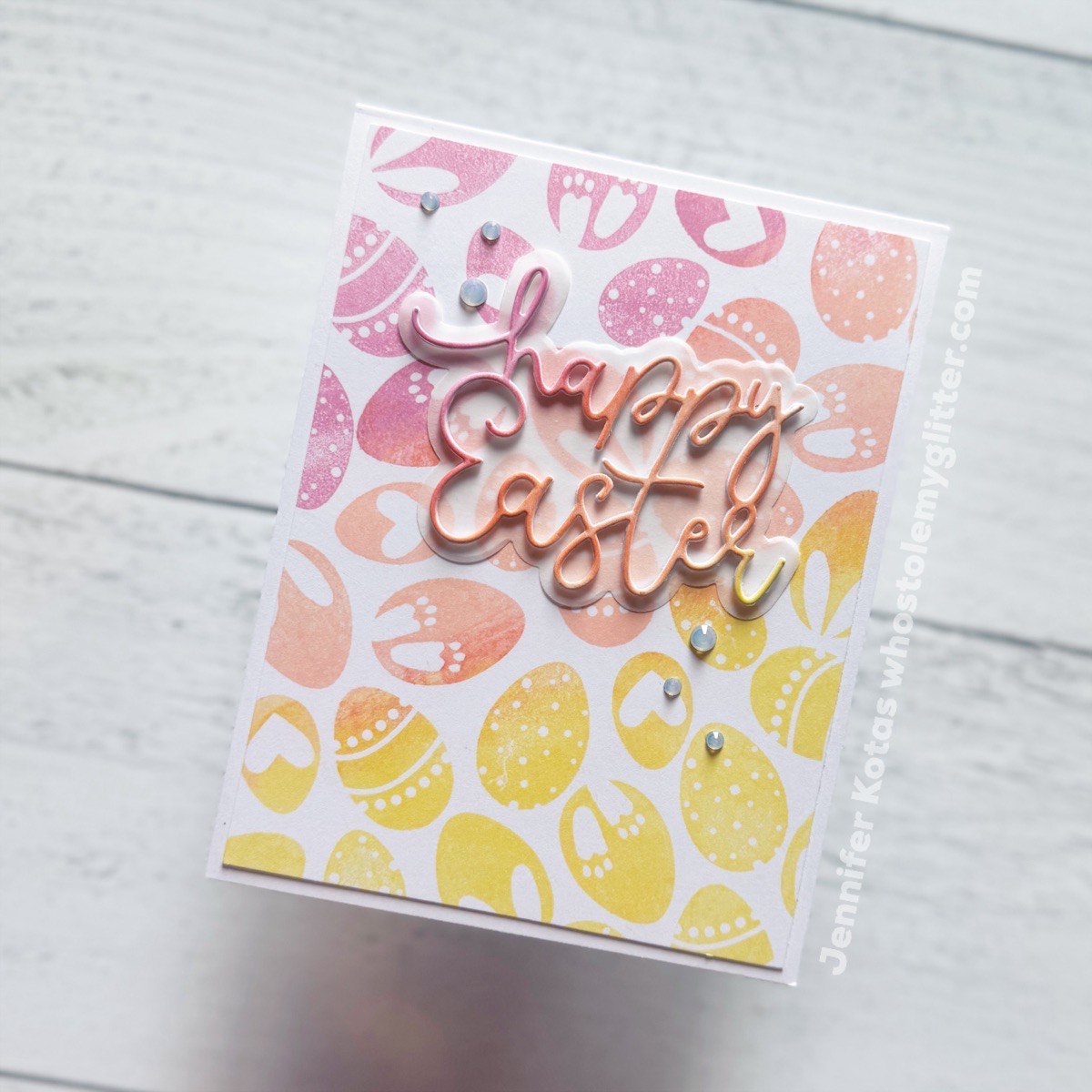 Simon Says Stamps and Dies Happy Eggs set943he Rain or Shine Easter Card | color-code:ALT03