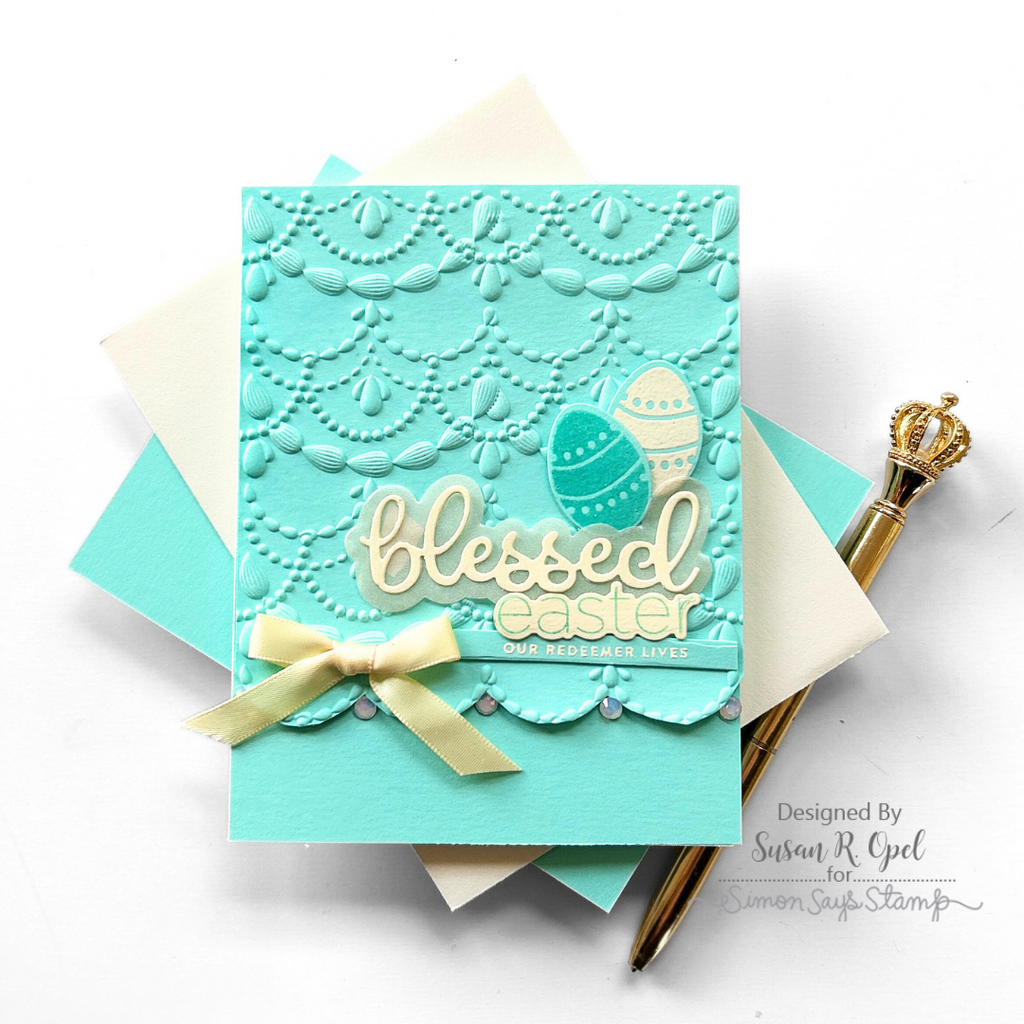 Simon Says Stamps and Dies Happy Eggs set943he Rain or Shine Easter Card