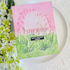 CZ Design Happy Wafer Dies czd232 Be Bold Birthday Card