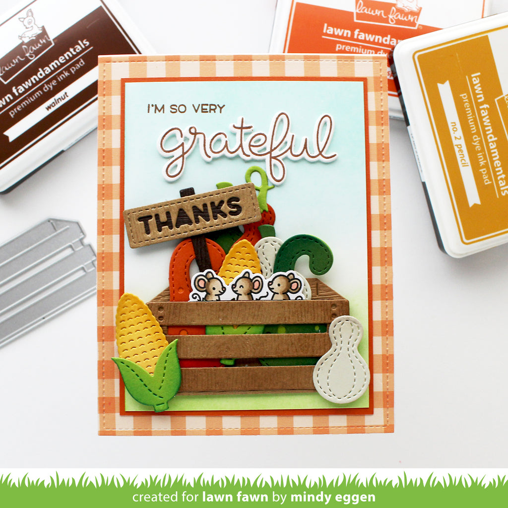 Lawn Fawn Harvest Crate Dies lf3247 grateful |color-code:alt2