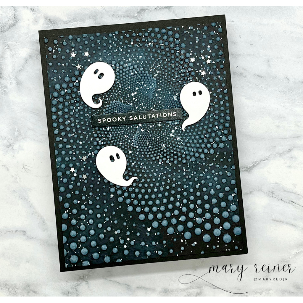 Simon Says Stamp Haunted Pumpkin Wafer Dies s1068 STAMPtember Halloween Card | color-code:ALT01