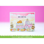 Lawn Fawn Hay There, Hayrides! Mice Add-On Clear Stamps lf3215 happy fall