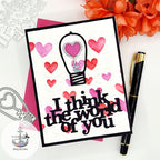Simon Says Stencils Heart Banners ssst221731 Sweetheart Friend Card