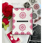 Simon Says Clear Stamps Heart Mosaics sss302913c Smitten Love Card