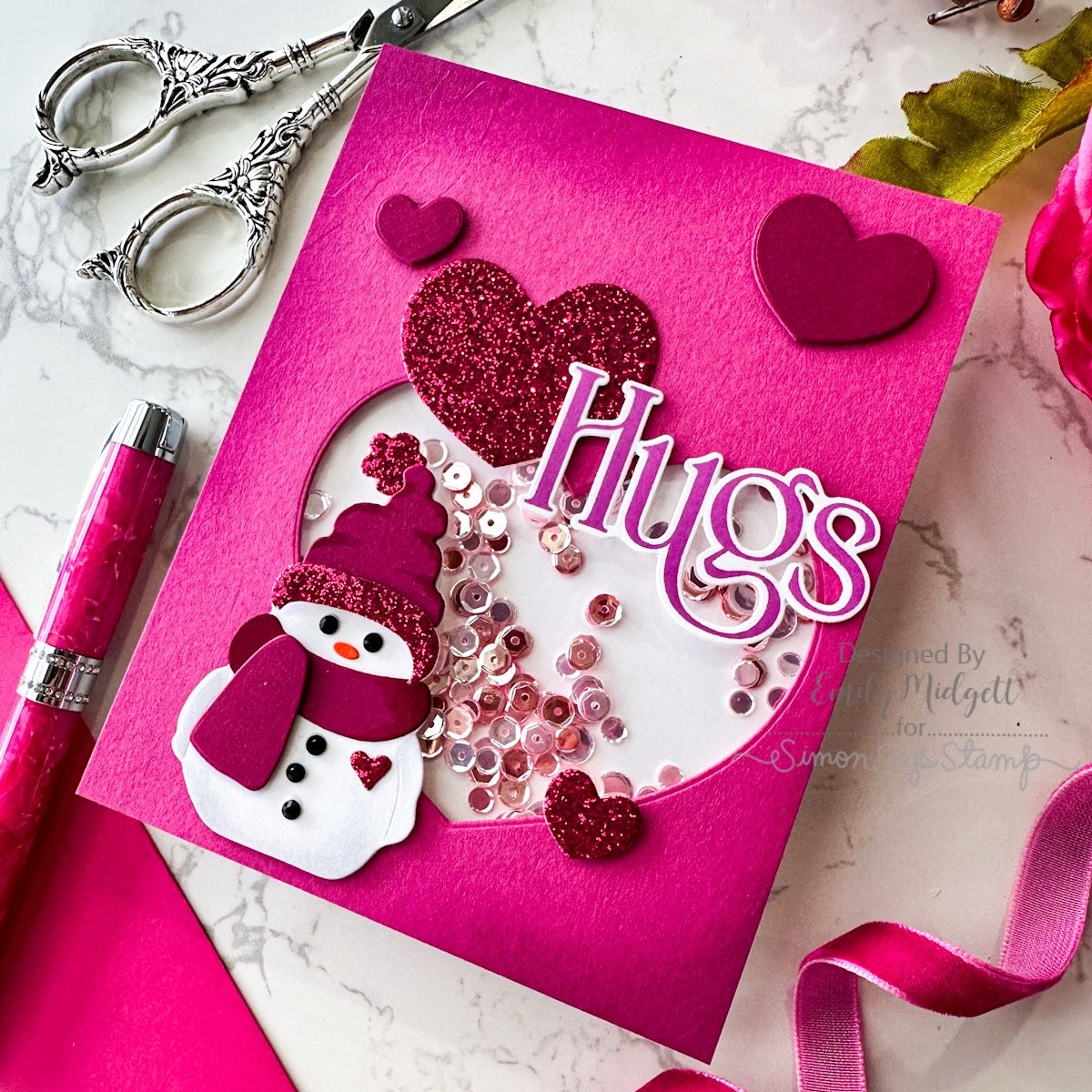 Simon Says Stamp Heart Suite Wafer Dies 1564sdc Heart to Heart