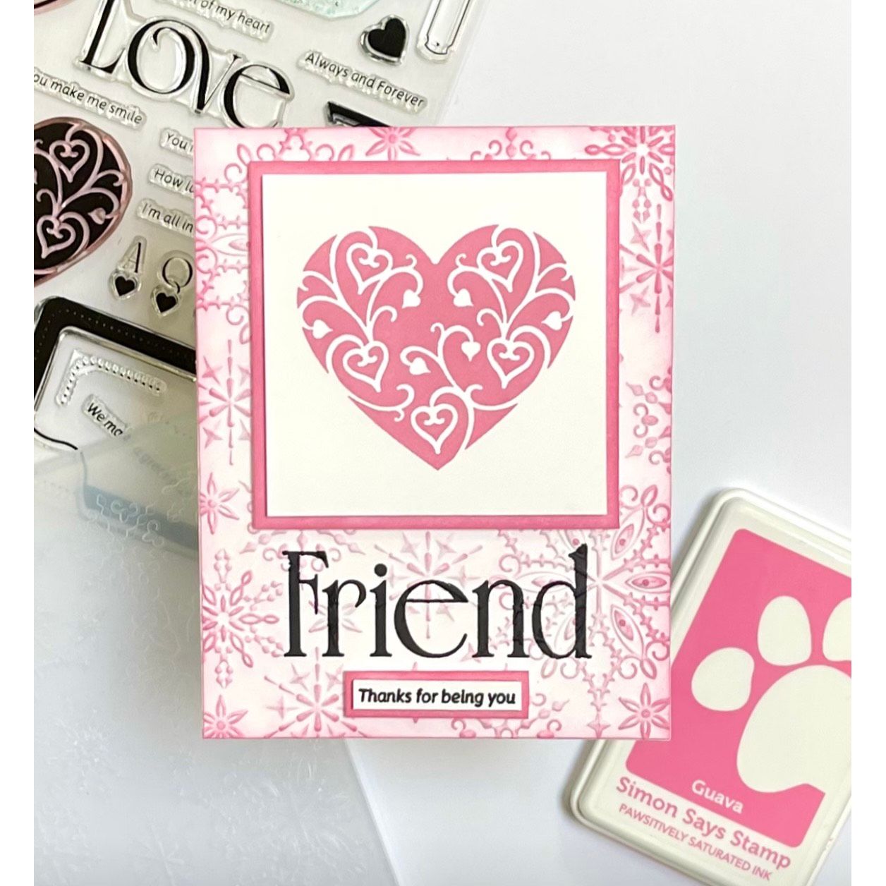 Simon Says Stamps and Dies Heart Suite set1136hs Heart to Heart