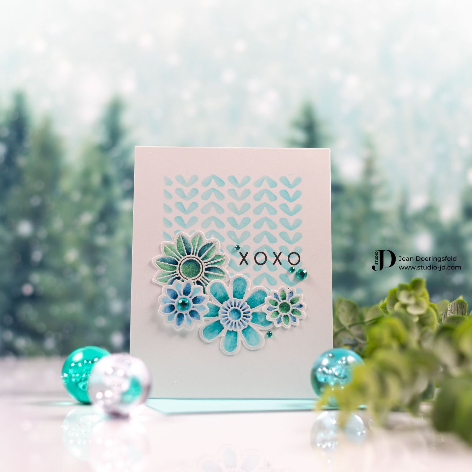 Simon Says Stamp Stencil Hearty Tweed 1012st Smitten Love Card | color-code:ALT02