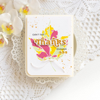 Simon Says Stamp Set of 4 Stencils Red Maple 1102mtc Gratitude Card | color-code:ALT15