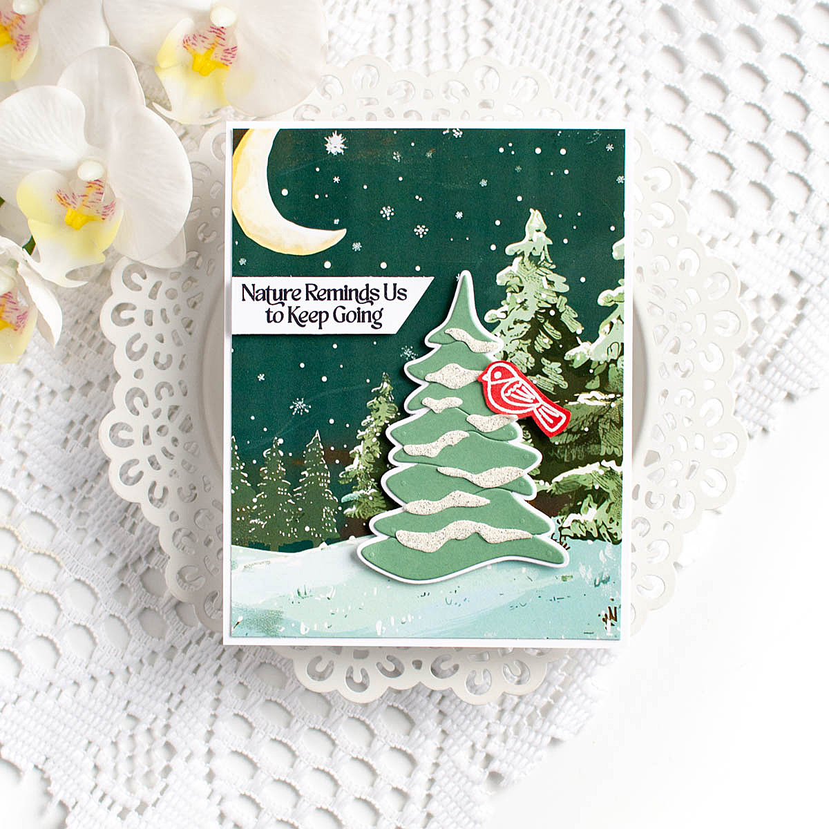 Simon Says Stamp Card Kit of the Month January 2026 The Small Things ck0126  Winter Card | color-code:ALT21