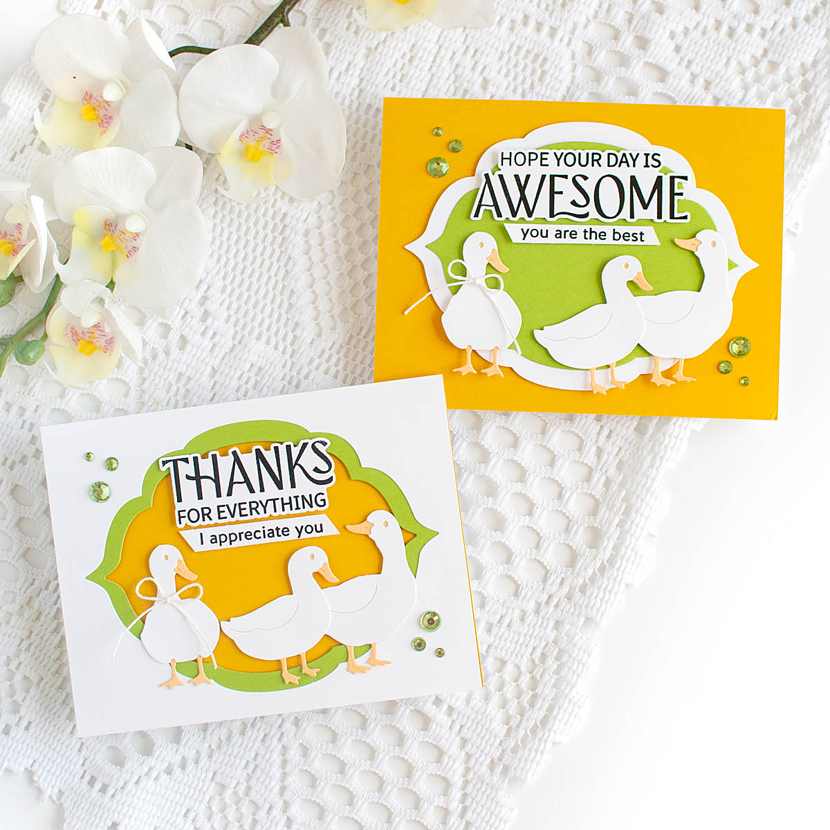 Simon Says Stamp Petal Tipped Labels Wafer Dies 8013sd You Are My Favorite Duck Cards | color-code:ALT07