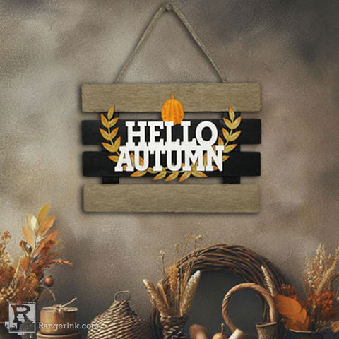 Ranger Simon Hurley Fall Sampler Clear Stamps hur84815 Hello Autumn Project | color-code:ALT01