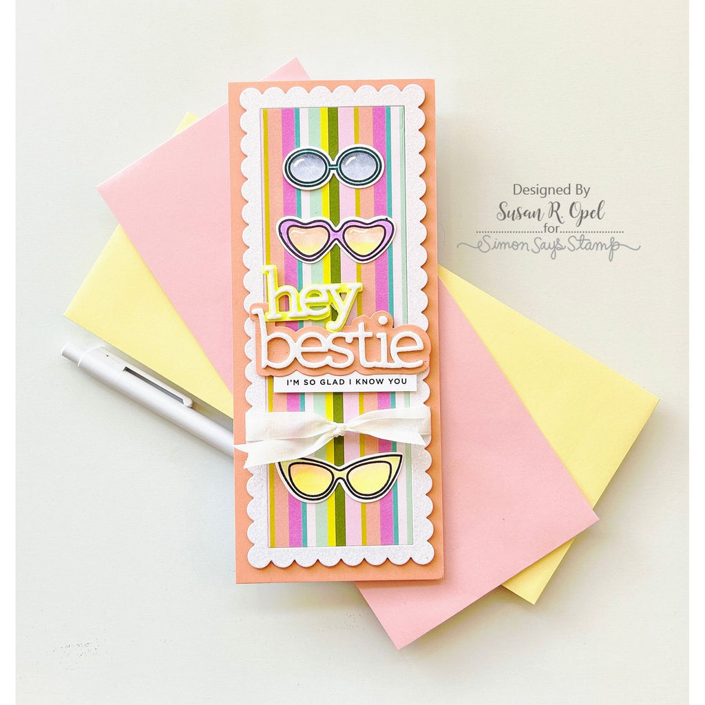 Simon Says Stamps And Dies Hello There Animals Friend Card