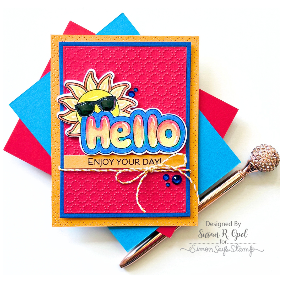 Simon Says Stamp Cheering for You I Want It All Stamps and Coordinating Dies set831sd