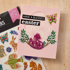 Hero Arts Asana Pattern Stencil sa297 blessed