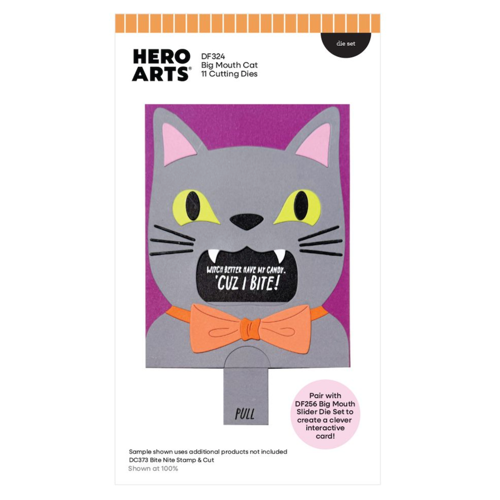 Hero Arts Big Mouth Cat Die Set df324