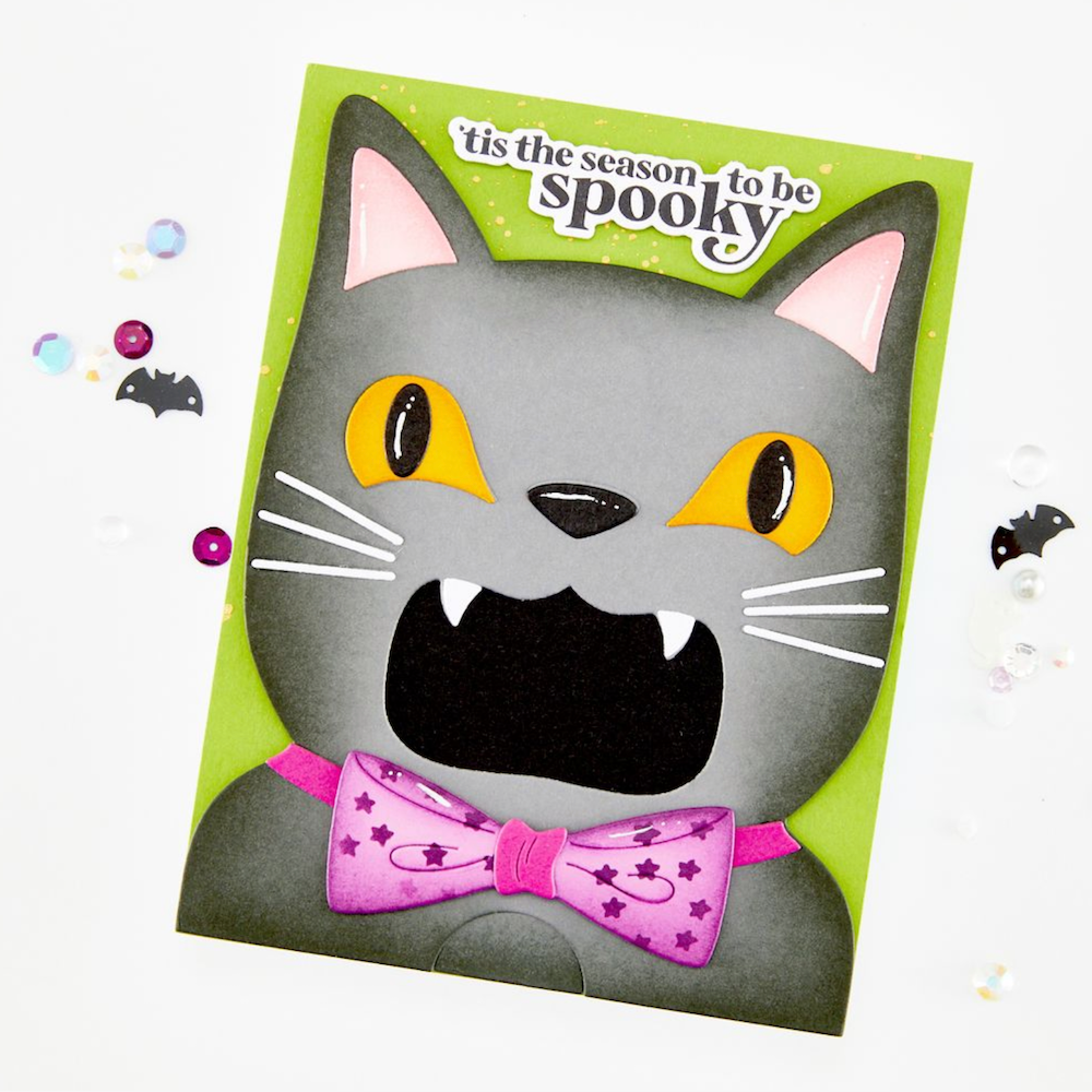 Hero Arts Big Mouth Cat Die Set df324 til the season to be spooky