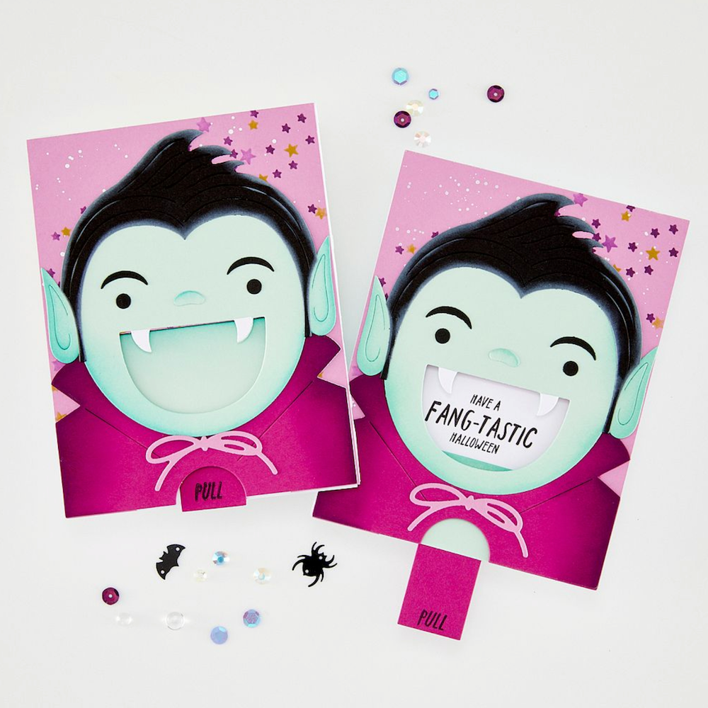Hero Arts Big Mouth Vampire Die Set df315 fangtastic