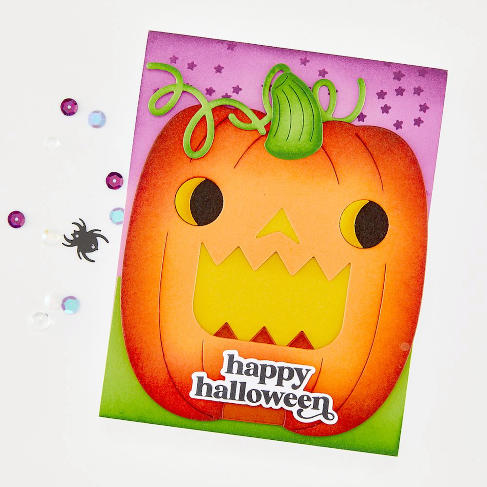 Hero Arts Bite Nite Clear Stamp Set cm877 happy halloween