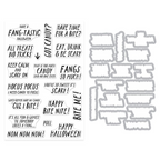 Hero Arts Bite Nite Clear Stamp and Die Set dc373 product