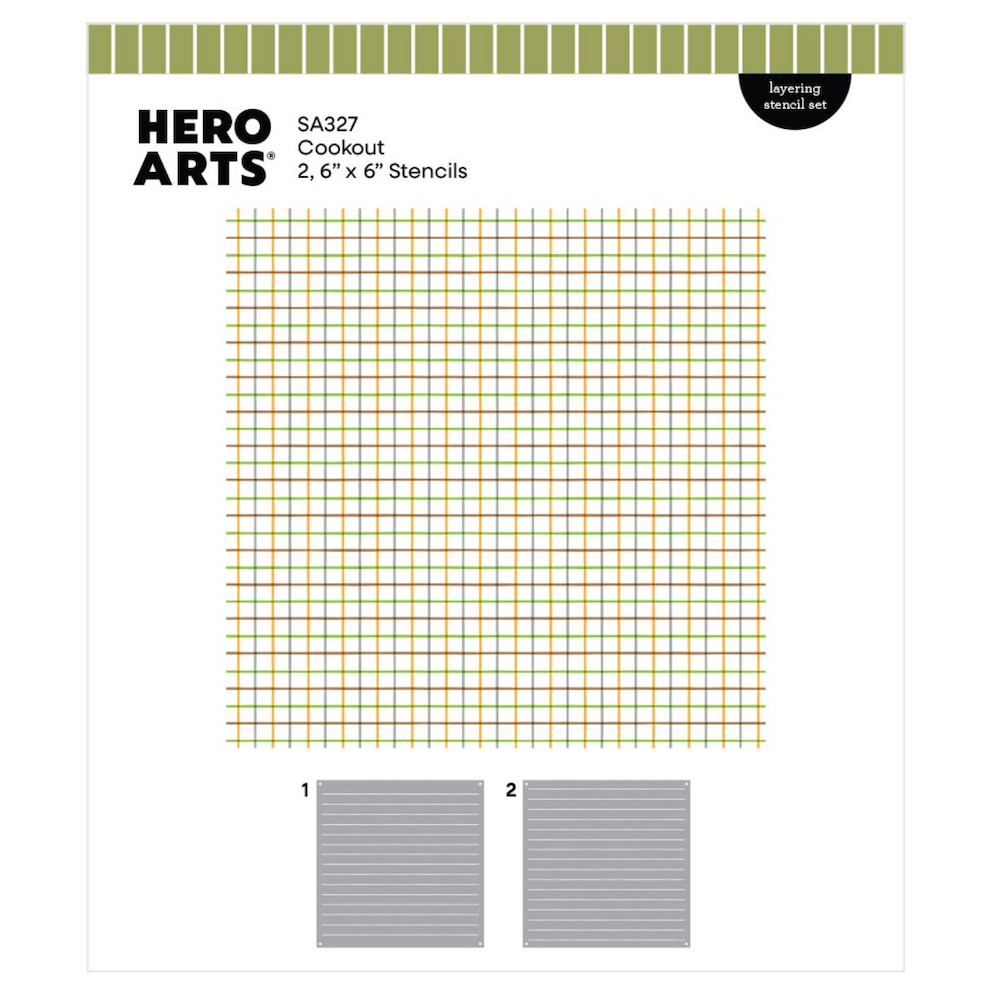 Hero Arts Cookout Layering Stencil Set sa327