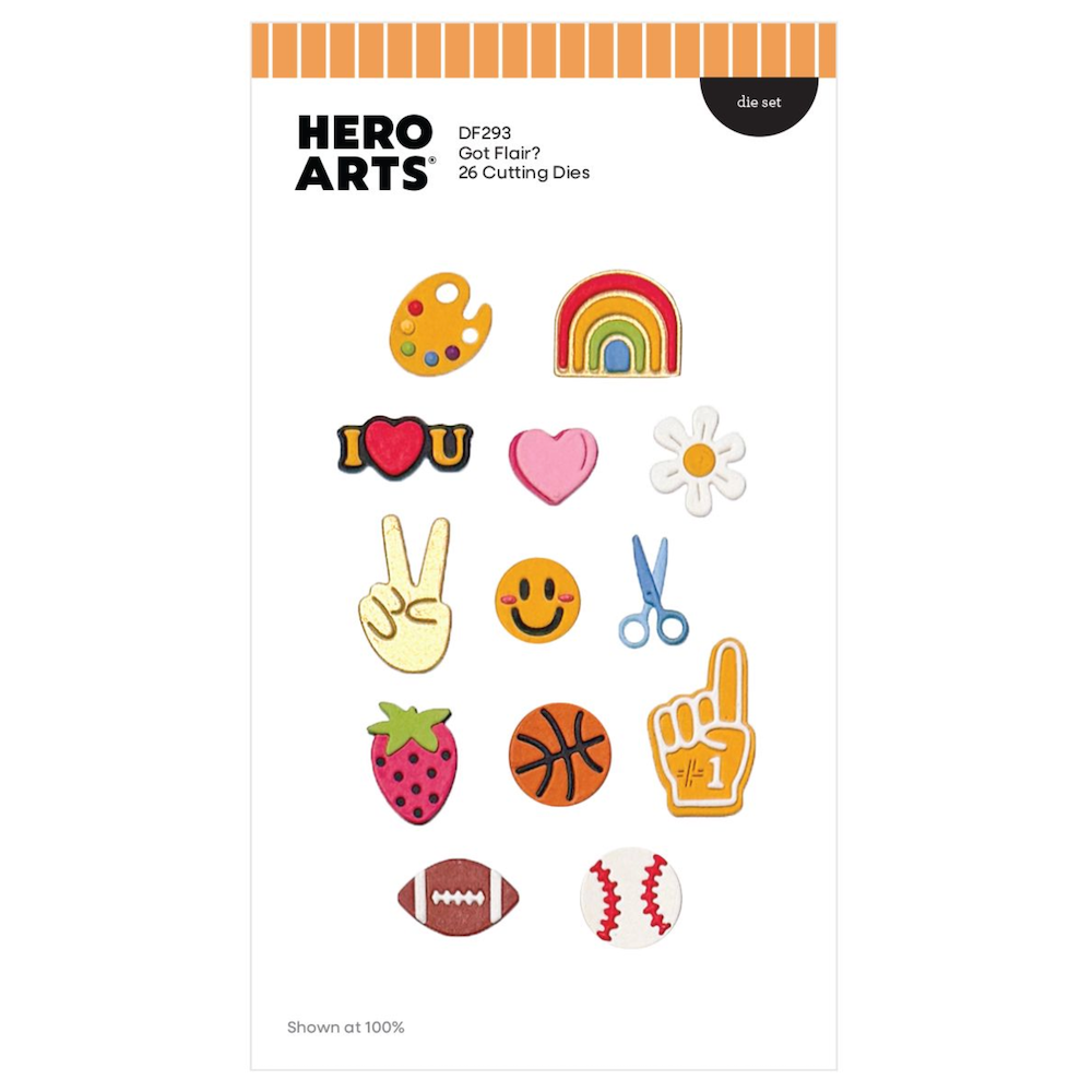 Hero Arts Got Flair? Die Set df293