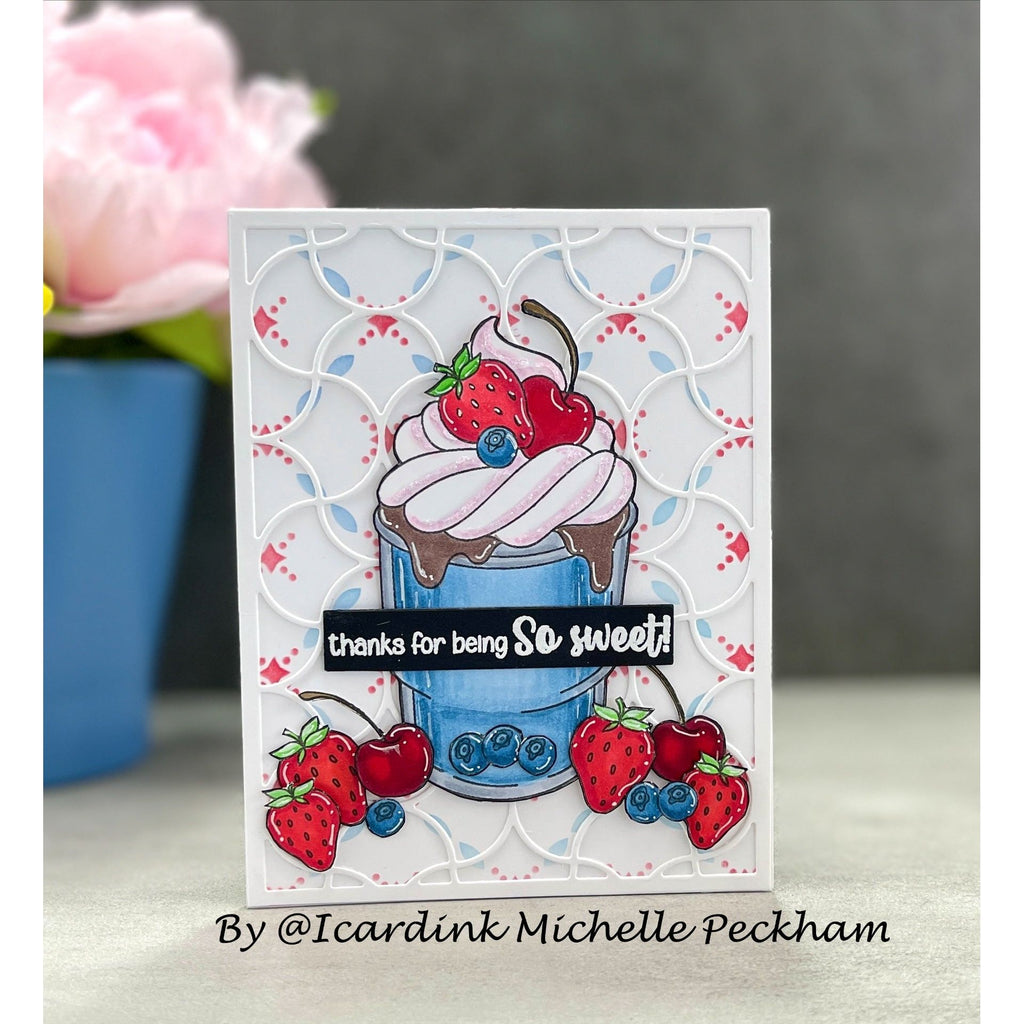 Simon Says Stamp Hey Sweetie Wafer Dies 1060sdc Be Bold Thanks Card