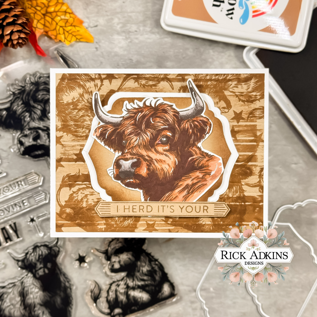Simon Says Stamps and Dies Highland Cows set1053hc STAMPtember Birthday Card | color-code:ALT04
