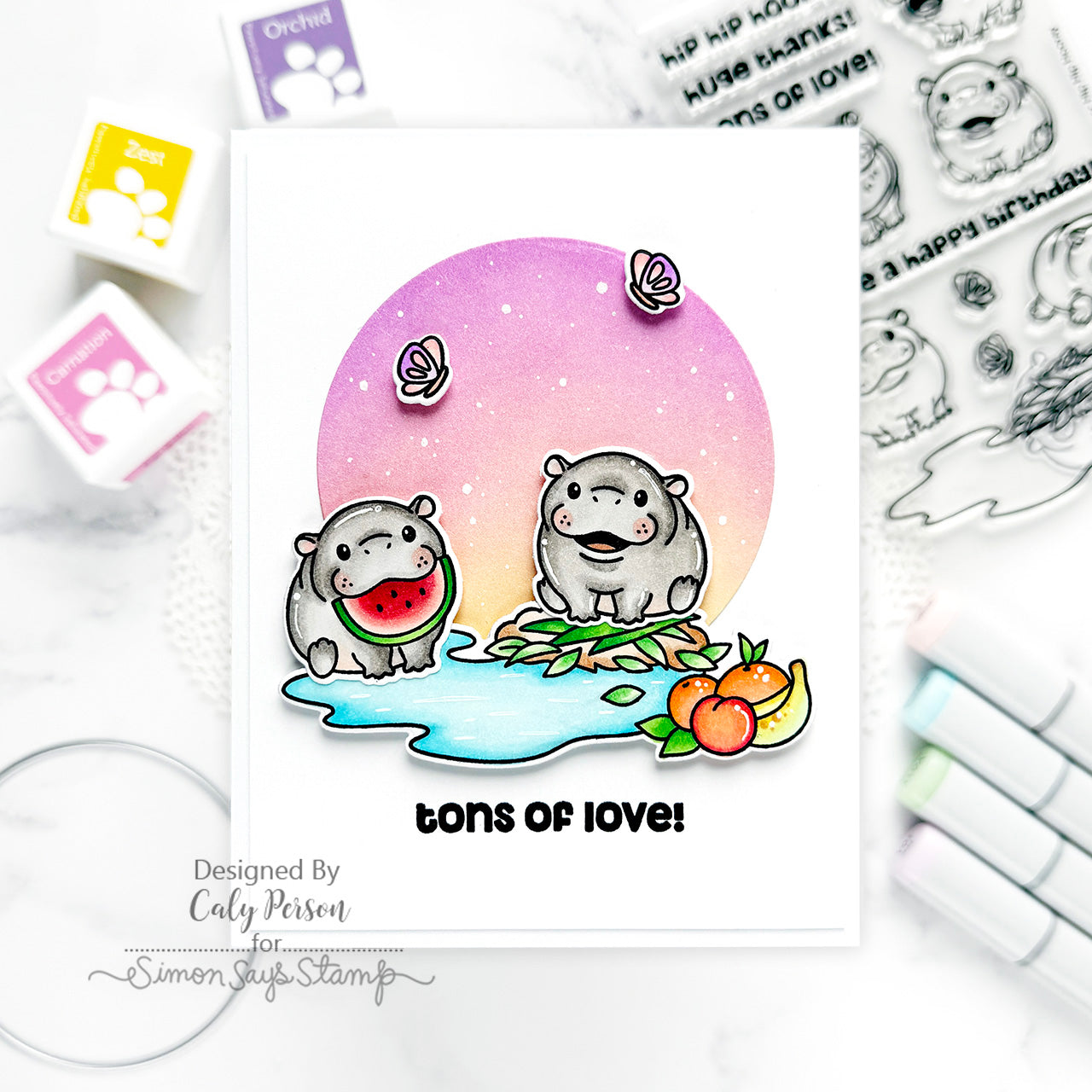 Simon Says Stamps and Dies Hip Hip Hooray set929hh Favorite Things Love Card | color-code:ALT01