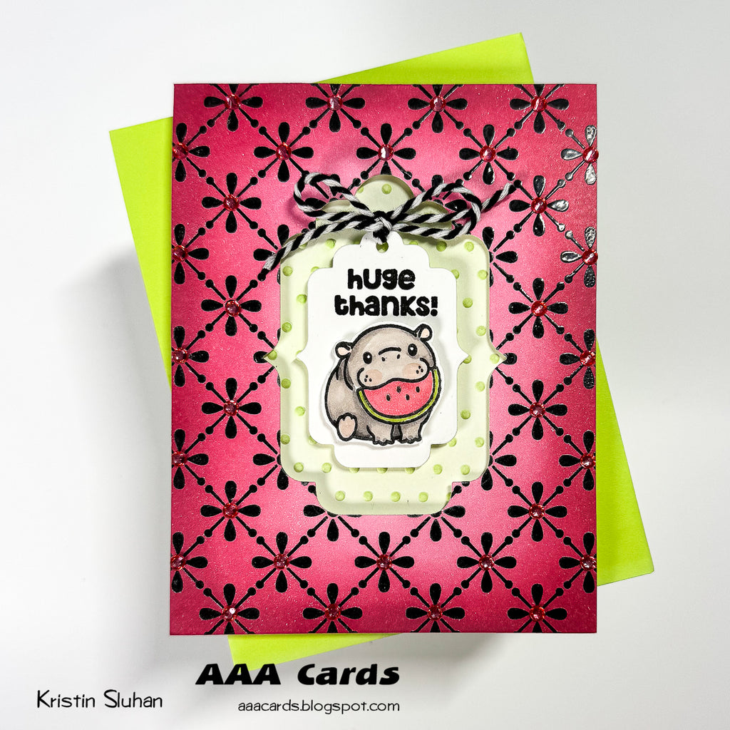 Simon Says Stamp Hip Hip Hooray Wafer Dies 1280sdc Favorite Things Thanks Card