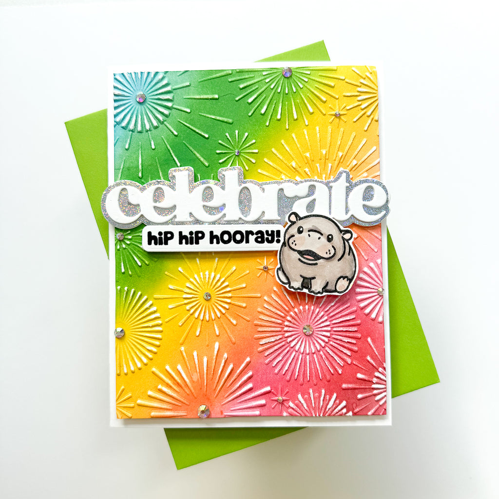 Simon Says Stamp Hip Hip Hooray Wafer Dies 1280sdc Favorite Things Birthday Card