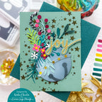 Simon Says Stamp Ho Ho Holiday Greens Wafer Dies s1062 Sugar and Spice Christmas Card | color-code:ALT10