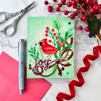 Simon Says Stamp Ho Ho Holiday Greens Wafer Dies s1062 Sugar and Spice Christmas Card | color-code:ALT07