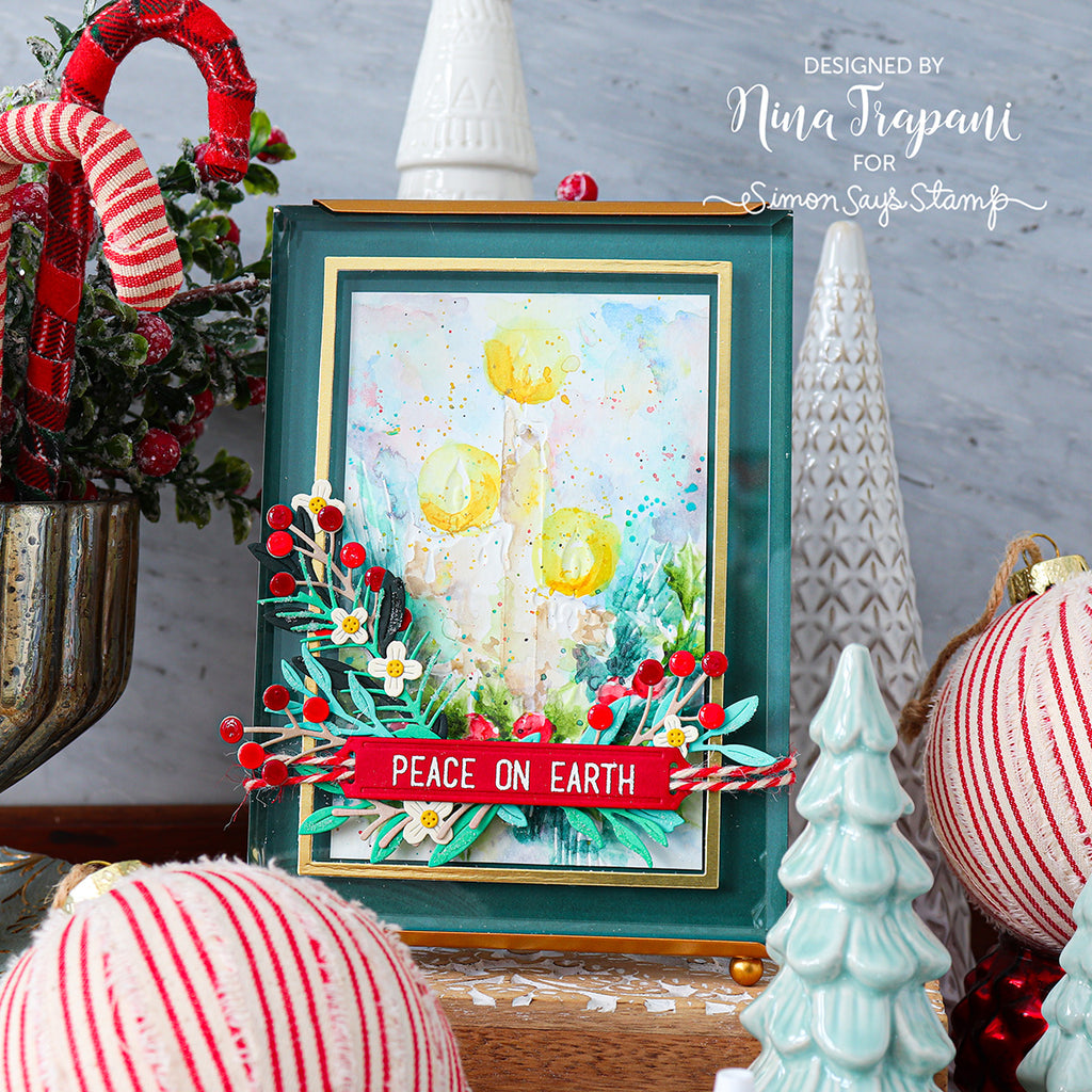 Simon Says Stamp Ho Ho Holiday Greens Wafer Dies s1062 Sugar and Spice Christmas Decor | color-code:ALT04