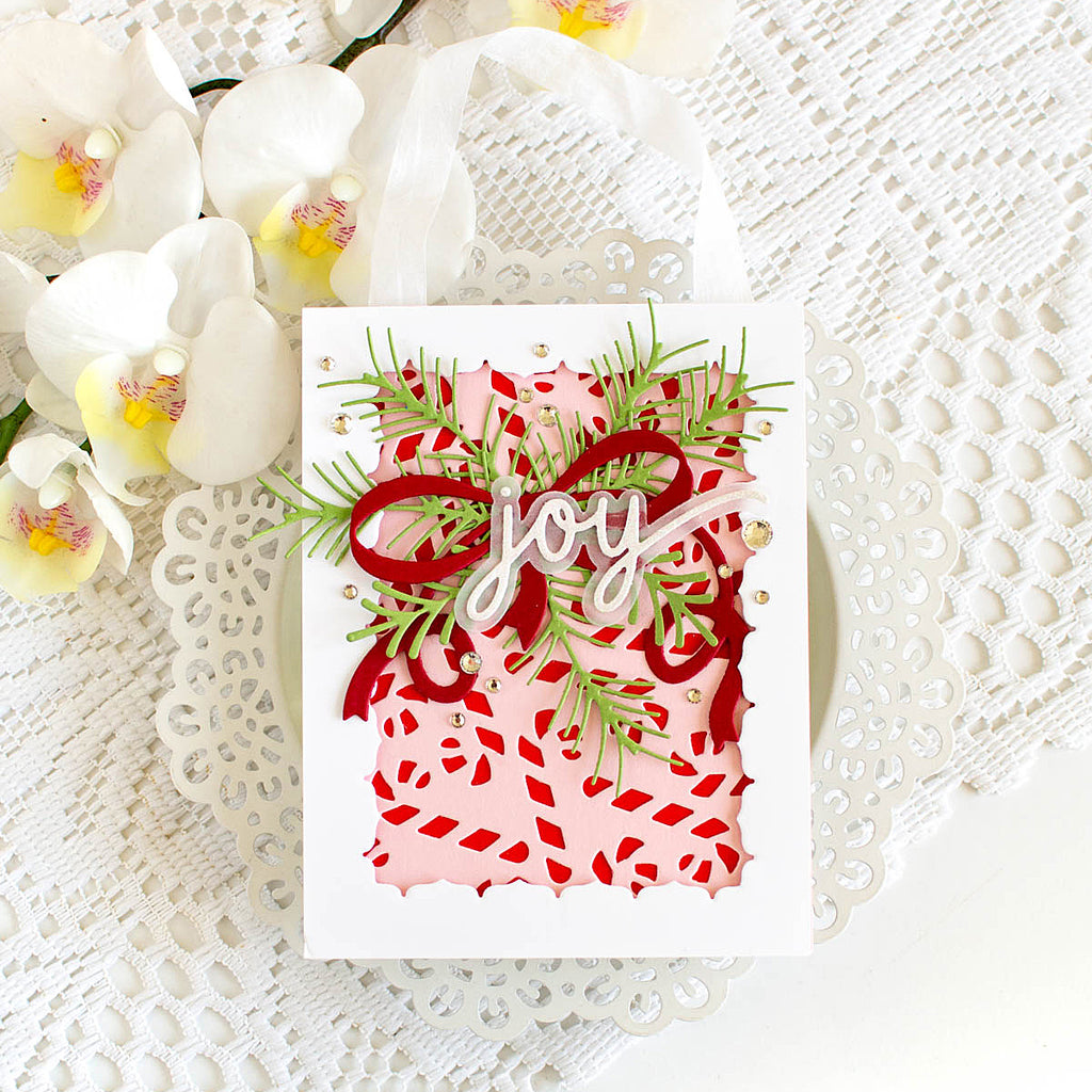 Simon Says Stamp Ho Ho Holiday Greens Wafer Dies s1062 Sugar and Spice Christmas Card | color-code:ALT02