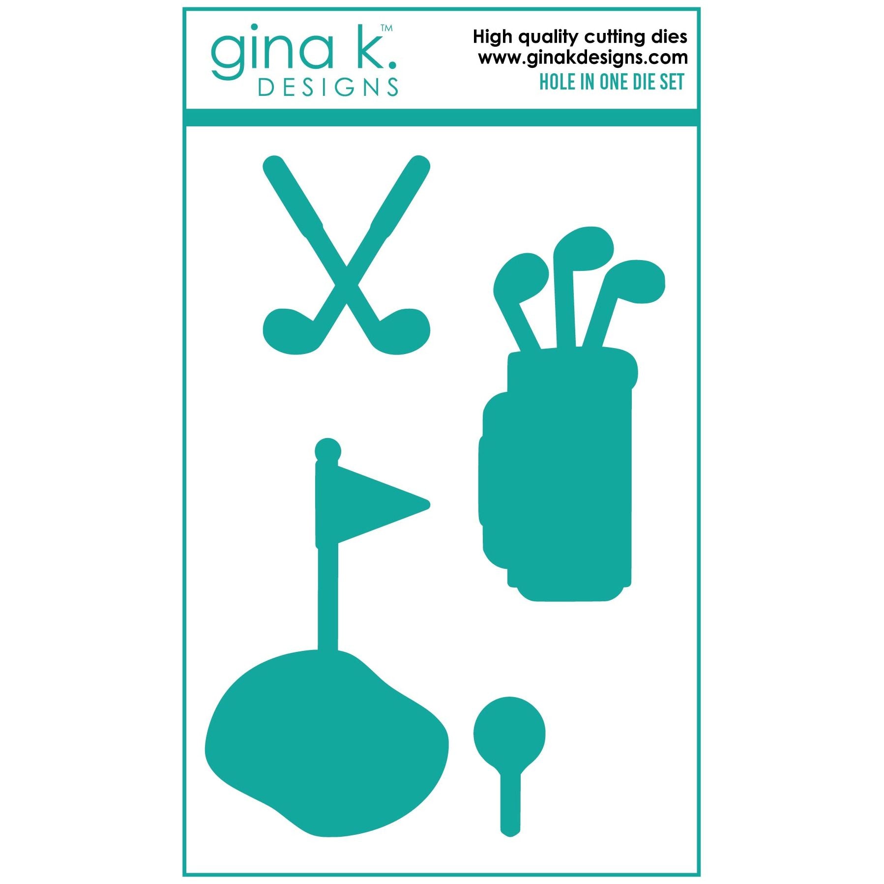Gina K Designs HOLE IN ONE Coordinating Dies die0234