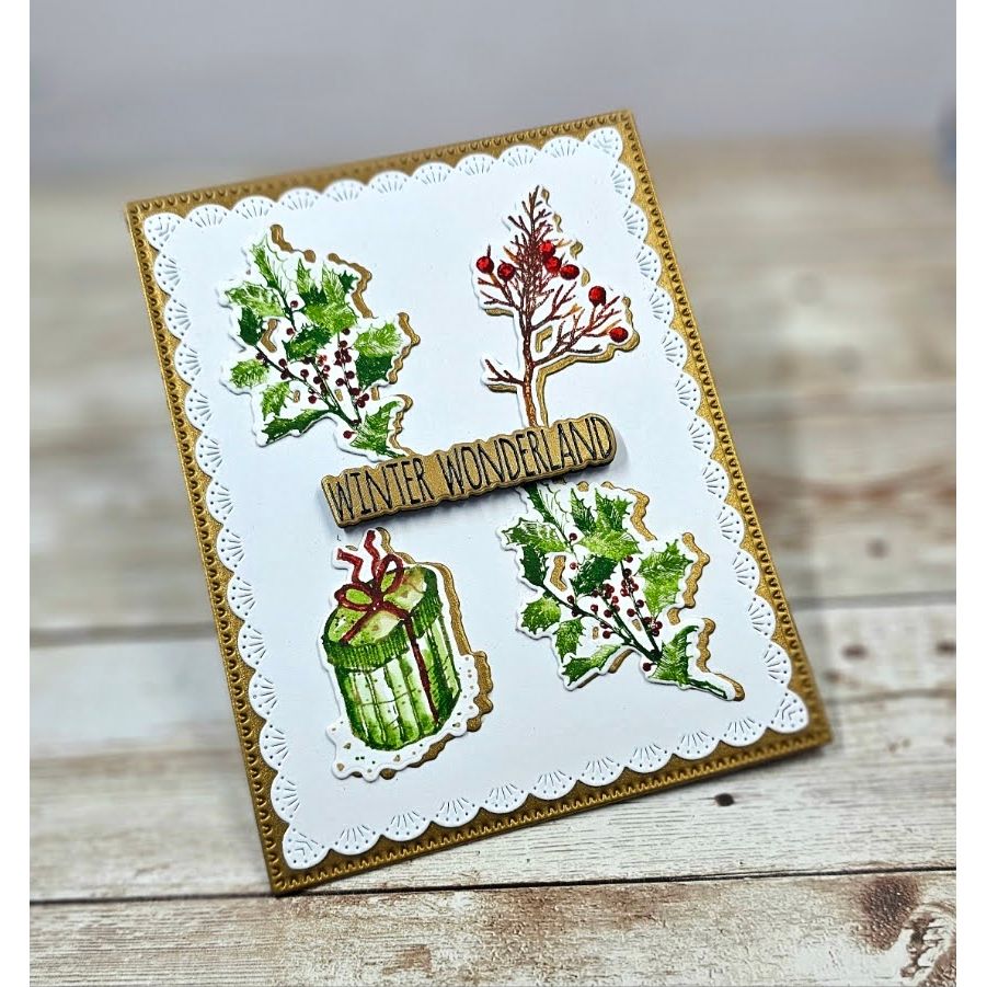 Tim Holtz Cling Rubber Stamps Tattered Christmas cms318