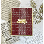CZ Design Clear Stamps Holiday Typewriter cz382c Stamptember Christmas Card | color-code:ALT01