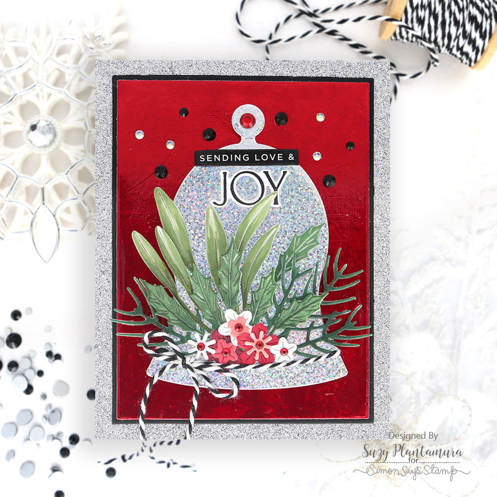 Simon Says Stamp Holiday Greenery Wafer Dies s947 Sweet Wishes Christmas Card | color-code:ALT03