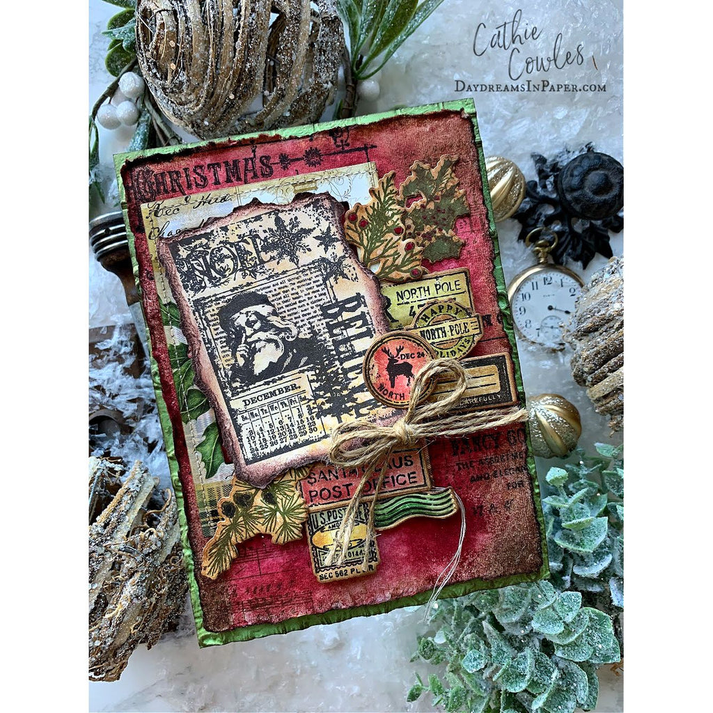 Simon Says Stamp Holiday Postmarks Wafer Dies 323sss Christmas Card