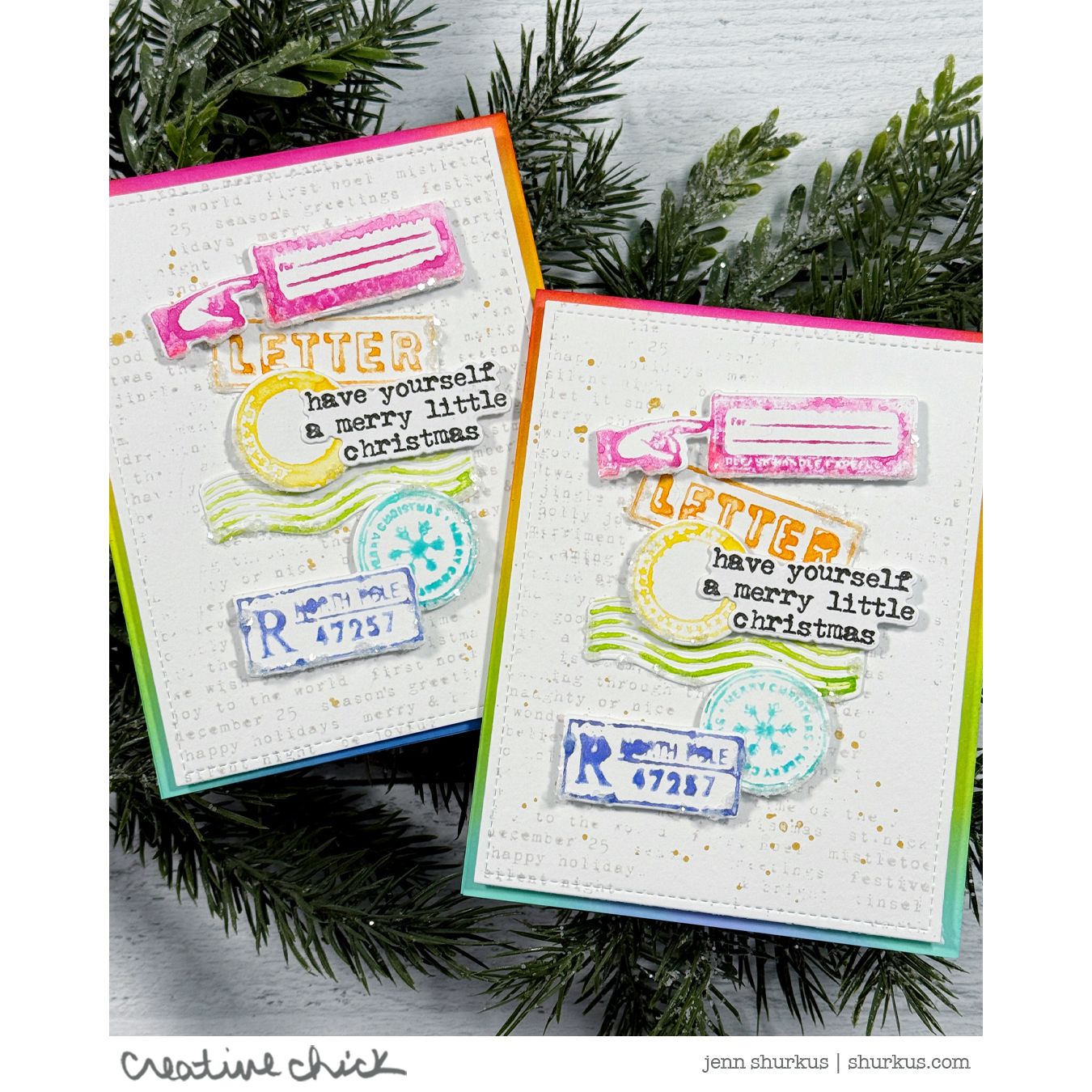 Simon Says Stamp Holiday Postmarks Wafer Dies 323sss Christmas Cards | color-code:ALT03