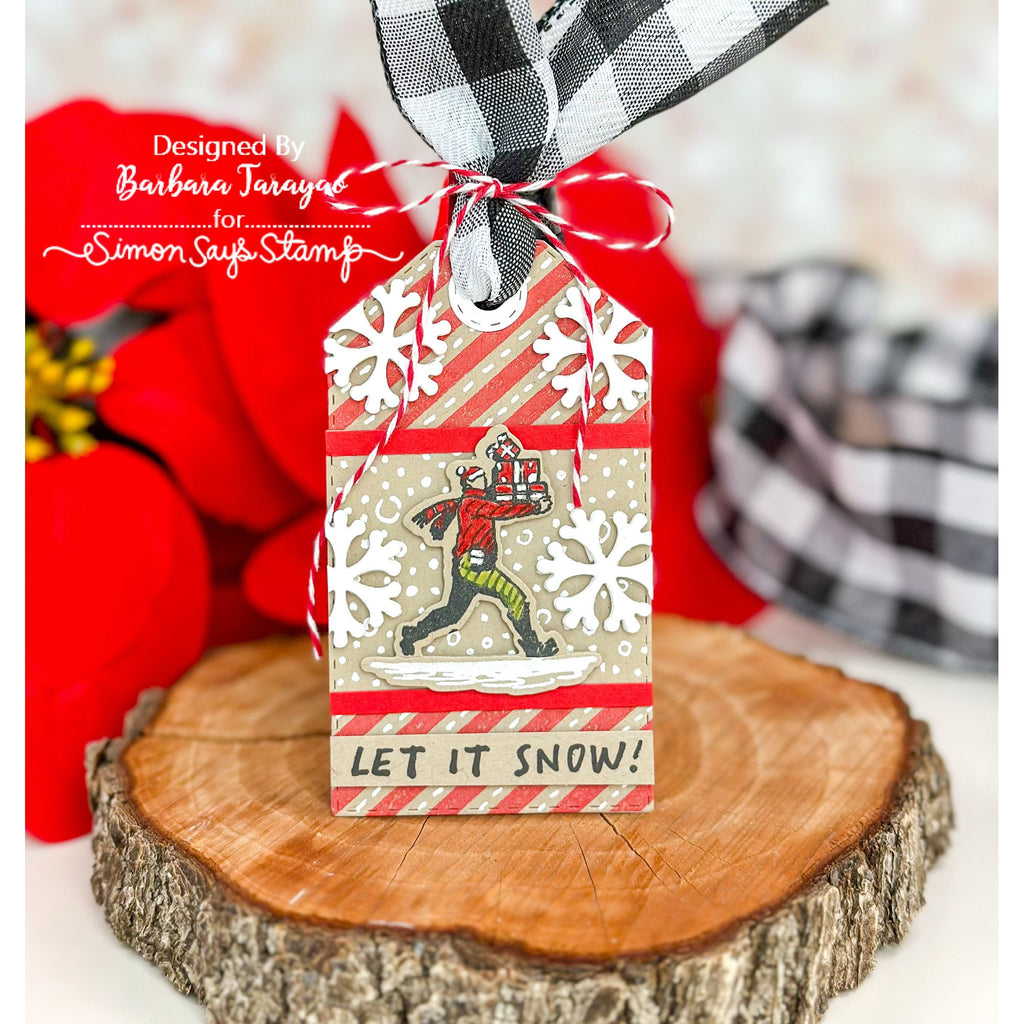 Simon Says Stamp Holiday Sketchbook Wafer Dies 456sss Christmas Tag