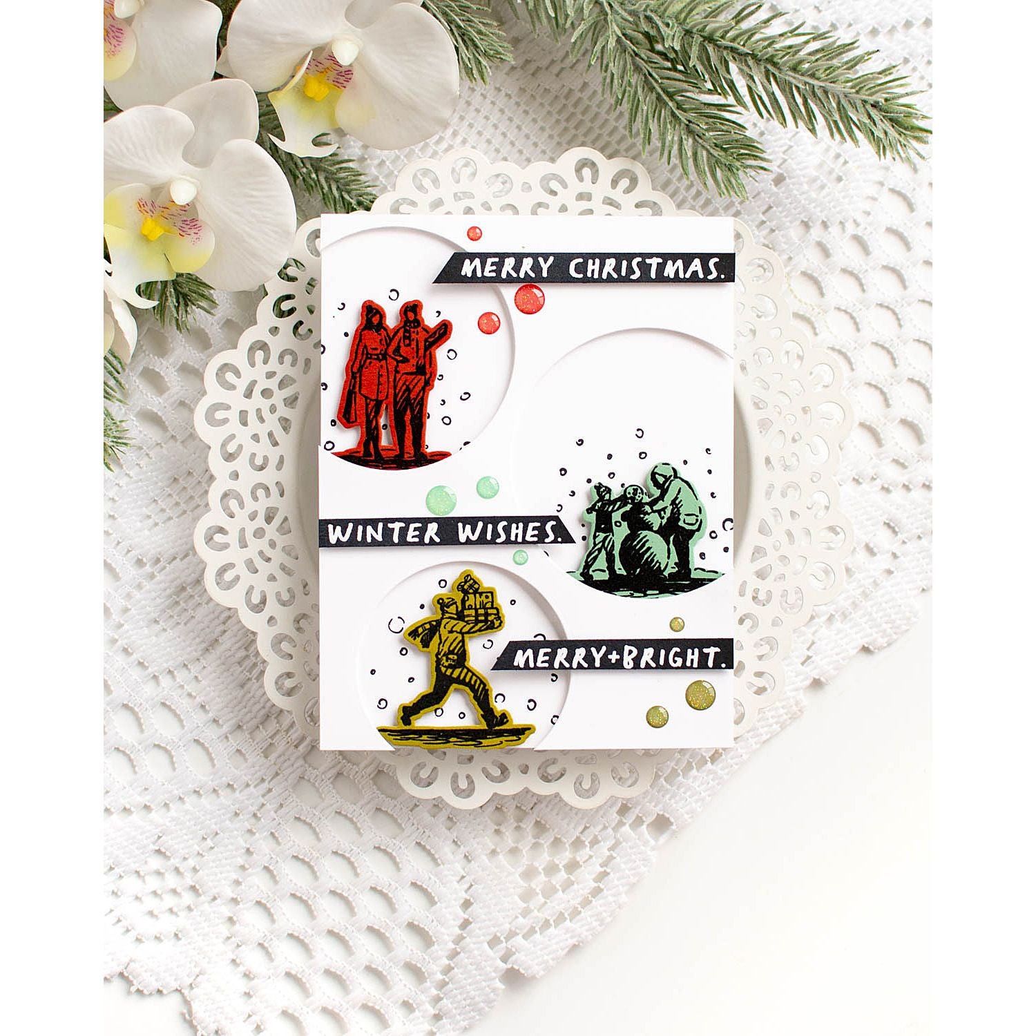 Simon Says Stamp Holiday Sketchbook Wafer Dies 456sss Christmas Card | color-code:ALT01