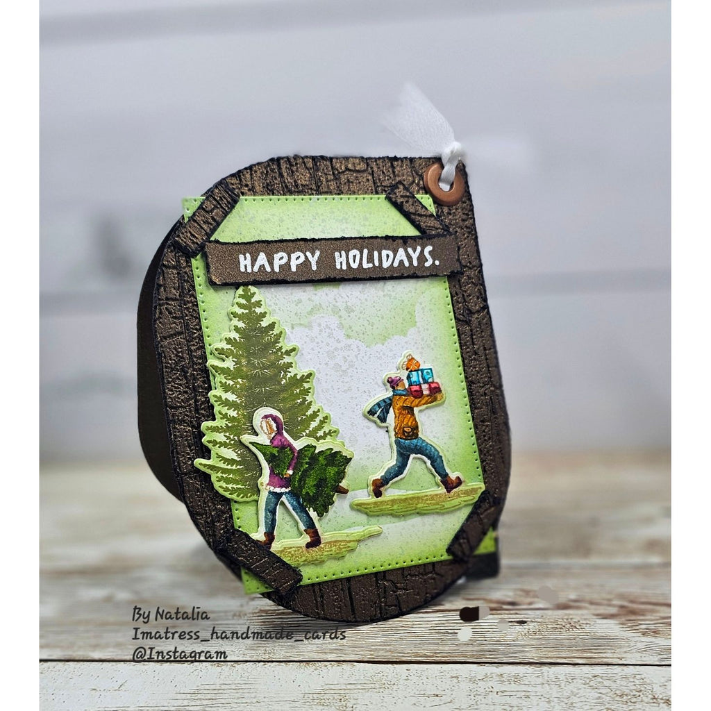 Simon Says Stamp Holiday Sketchbook Wafer Dies 456sss Christmas Card