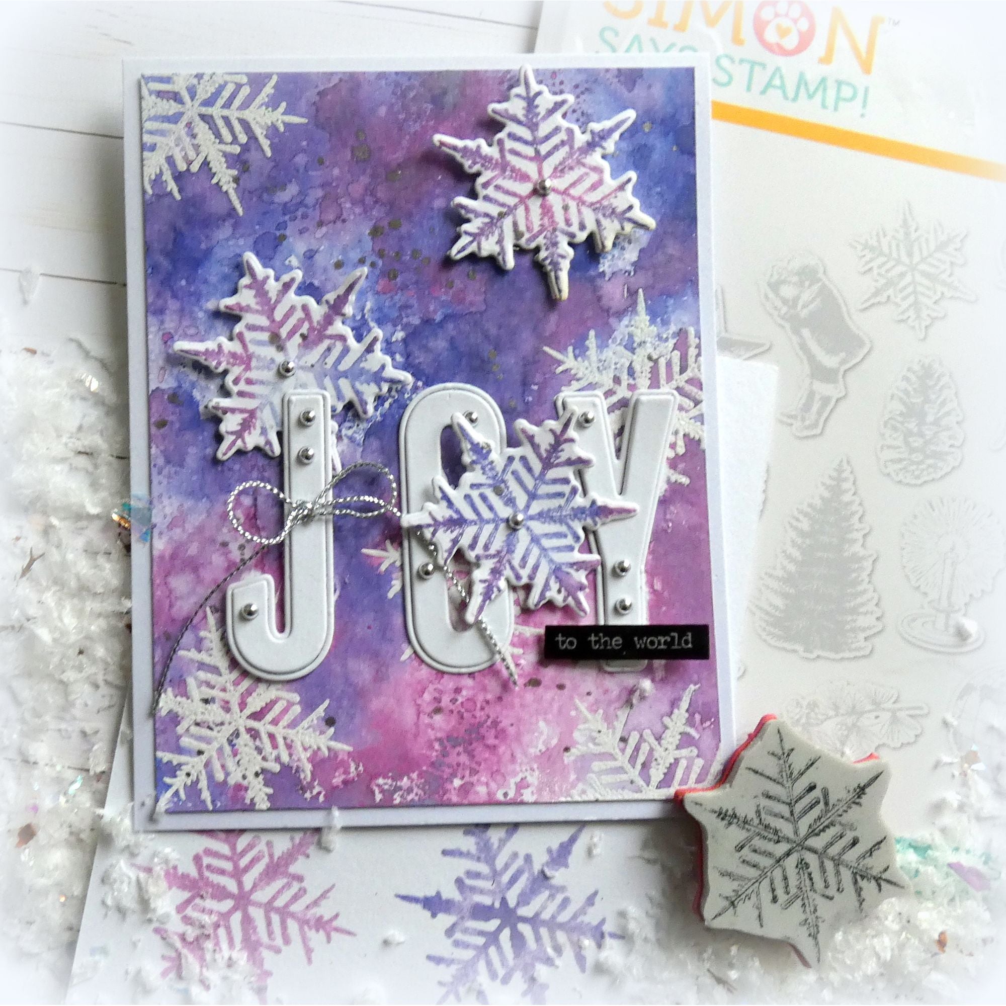 Tim Holtz Holiday Things Stamps with Simon Says Stamp Dies Bundle setht25 Christmas Card | color-code:ALT05