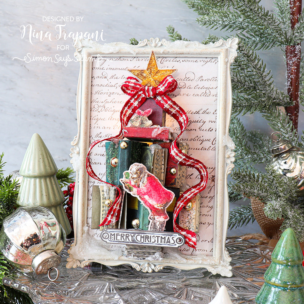 Tim Holtz Holiday Things Stamps with Simon Says Stamp Dies Bundle setht25 Christmas Decor | color-code:ALT03