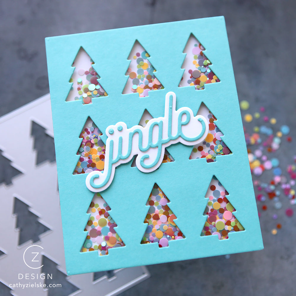 CZ Design Holiday Trio 1 Wafer Dies czd281 And Everything Nice Christmas Card | color-code:ALT03