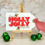 Simon Says Stamp Holly Jolly Wafer Dies 1436mdc And Everything Nice Christmas Tag