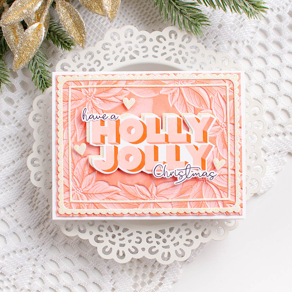 Simon Says Stamp Holly Jolly Wafer Dies 1436mdc And Everything Nice Christmas Card | color-code:ALT02