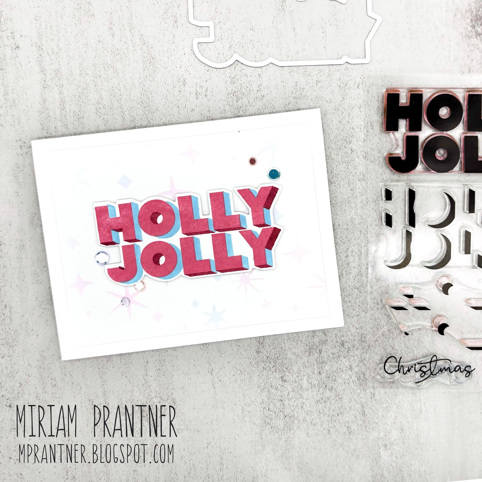 Simon Says Stamp Holly Jolly Wafer Dies 1436mdc And Everything Nice Christmas Card | color-code:ALT04